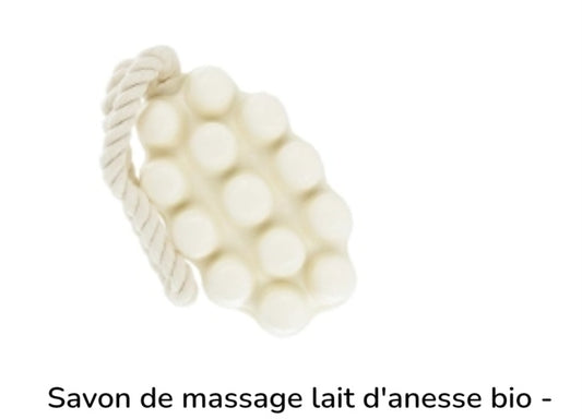 Savon de massage lait d'anesse bio