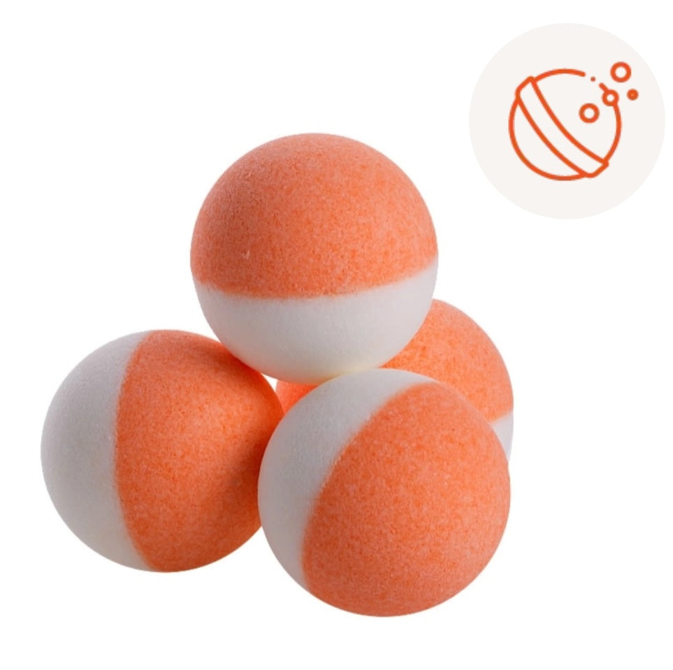 Boule effervescente 125g parfum "Mandarine"